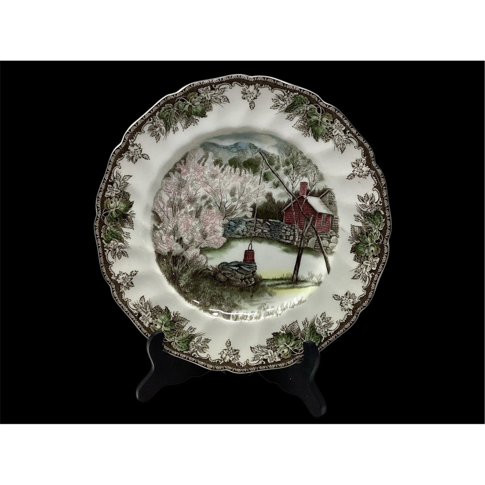 Johnson Brothers The Friendly Village 'The Well' 10.5" Ironstone Dinner Plate